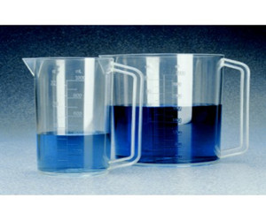 美國Nalgene 1220 帶柄帶刻度燒杯，高密度聚乙烯
