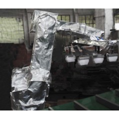 訂做機(jī)器人耐高溫防護(hù)服，鑄造機(jī)器人防護(hù)服