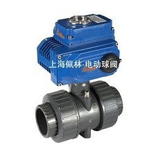 PVC電動雙由令活接球閥，Q961F雙由令電動球閥