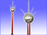 多針球形優(yōu)化避雷針， 球狀型雷電接閃器