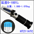 手持溫補(bǔ)鹽度計(jì)折射儀 海水比重計(jì) 食品咸度鹽度檢測(cè)儀